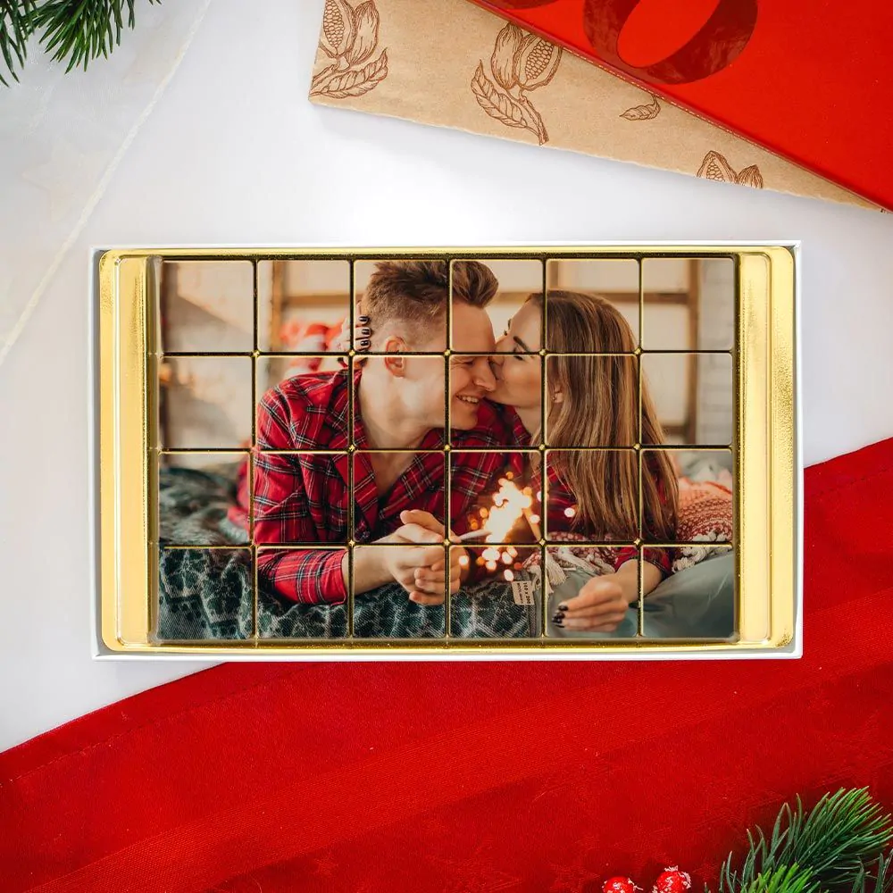 Personalisierte Schokolade mit Foto - 24 Stücke