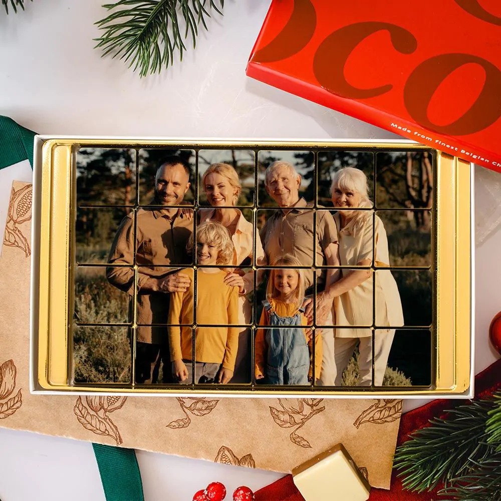Personalisierte Schokolade mit Foto - 24 Stücke