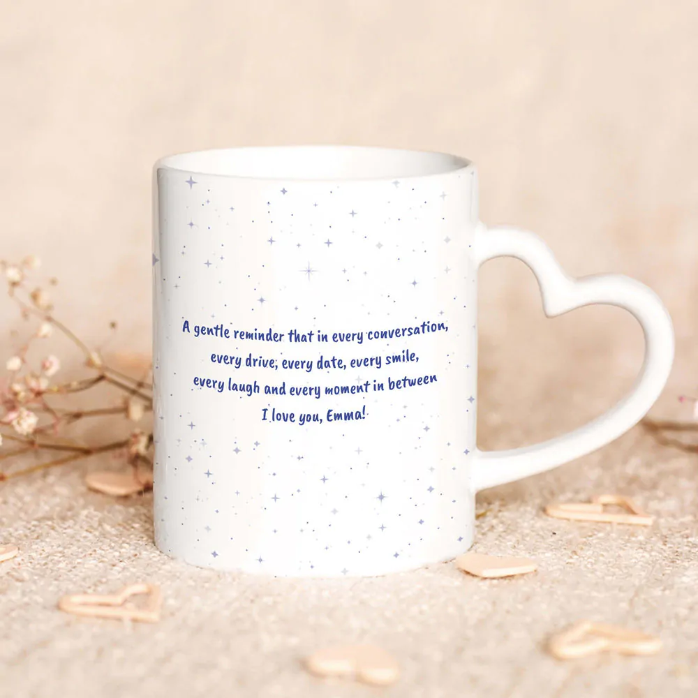 Personalisierbare Tasse mit Text