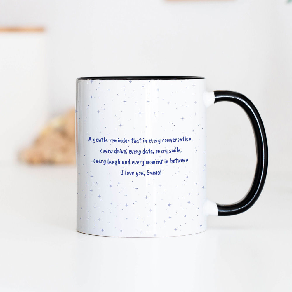 Personalisierbare Tasse mit Text