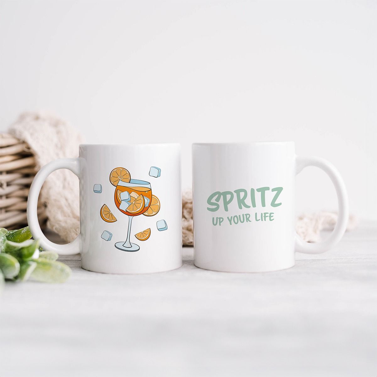 Personalisierbare Aperol Tasse mit Text