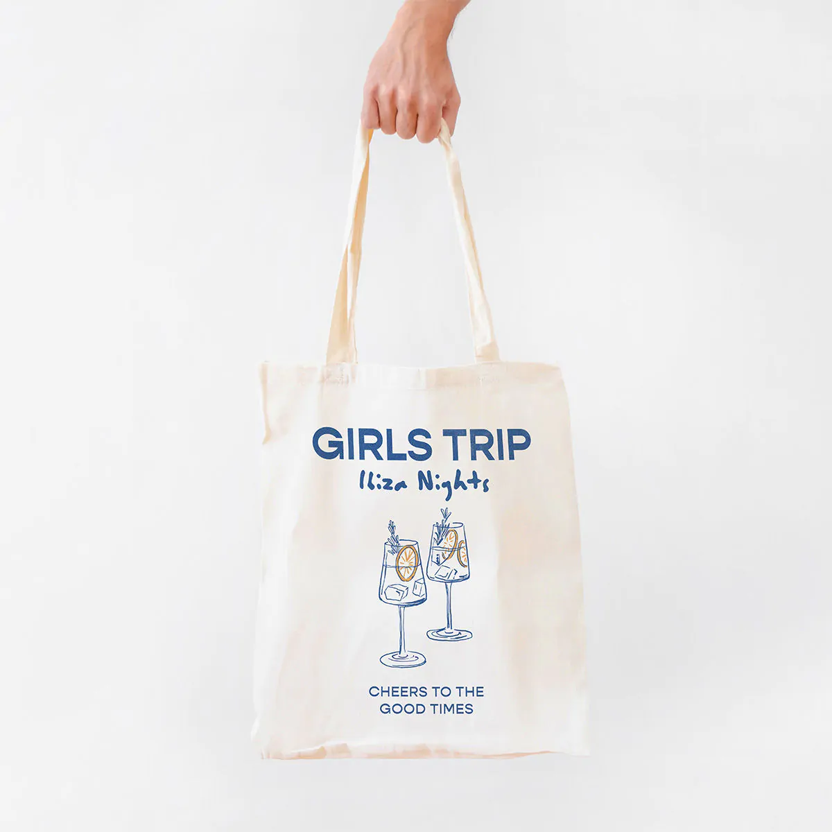 Personalisierbarer Jutebeutel mit Illustration