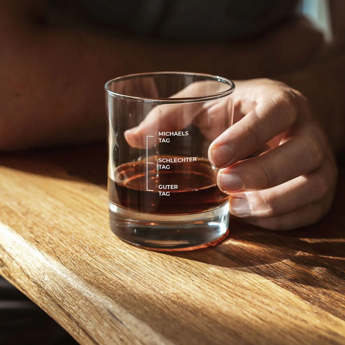 Whisky Glas mit Gravur und Namen