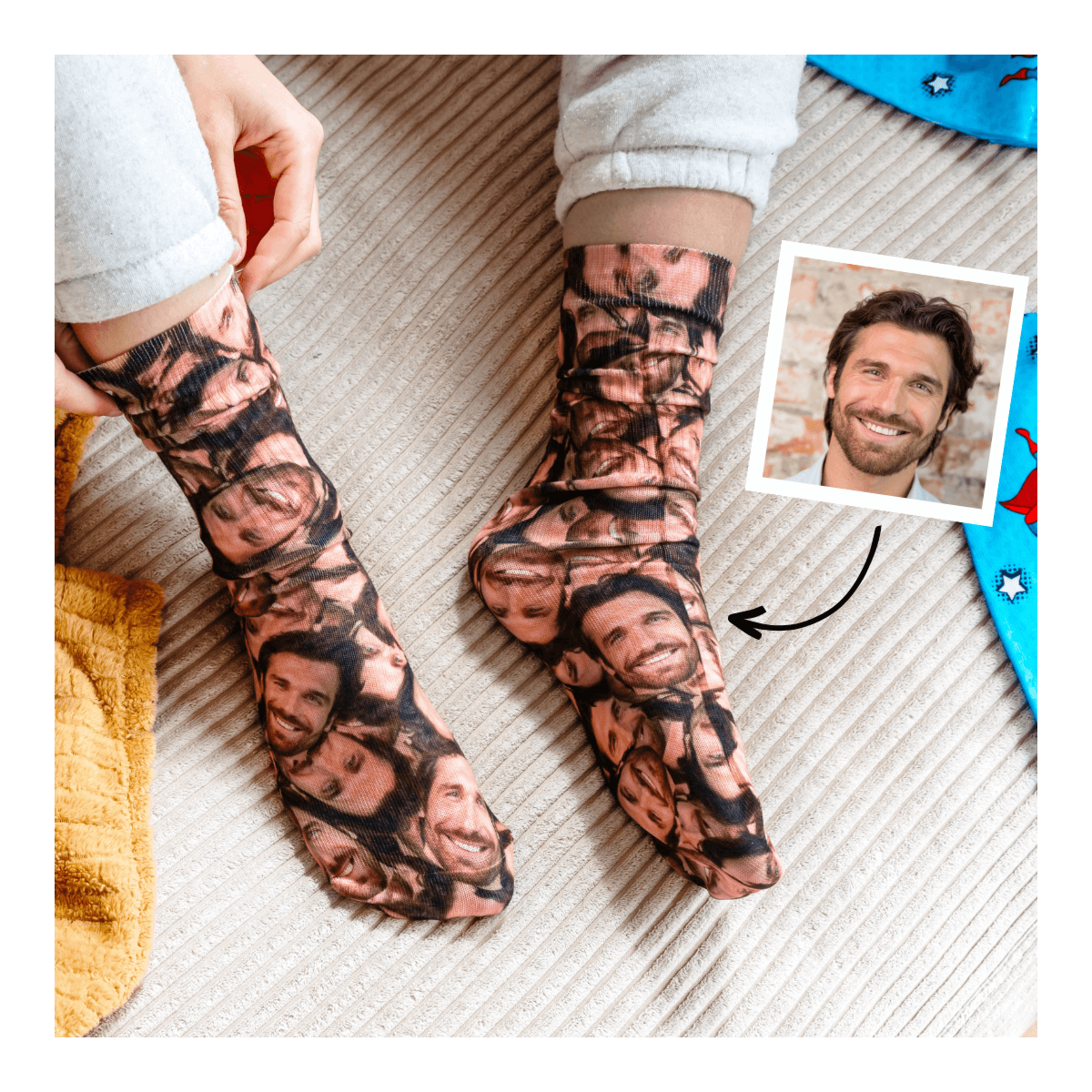 Kuschelsocken mit gesicht clearance