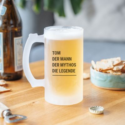 geschenk für freund personalisierbarer bierkrug mit text