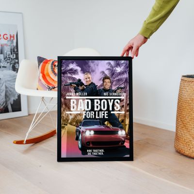 Personalisierbares Bad Boys Poster Personalisierbares Bad Boys Poster