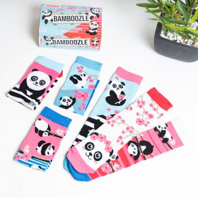 Nikolausgeschenke Bamboozle Panda-Socken