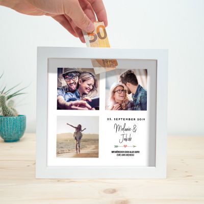 Personalisierbare Spardose zur Hochzeit Personalisierbare Spardose zur Hochzeit
