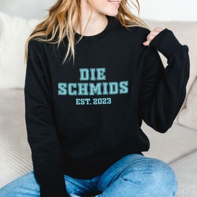 Personalisierbarer Pullover College-Style