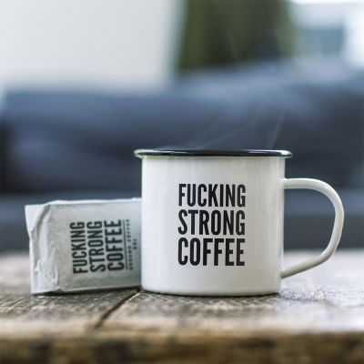 F*cking Strong Coffee Set mit Tasse