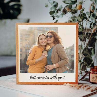 Geschenke für Frauen personalisierte Lightbox mit Foto