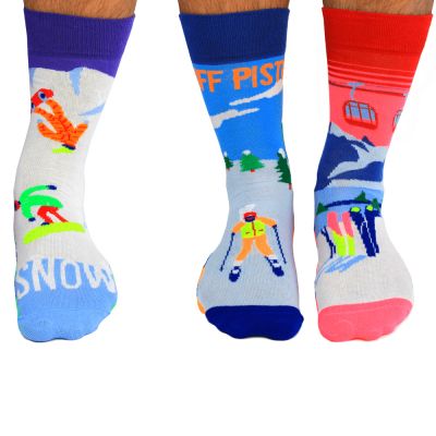 Skifahrer-Socken