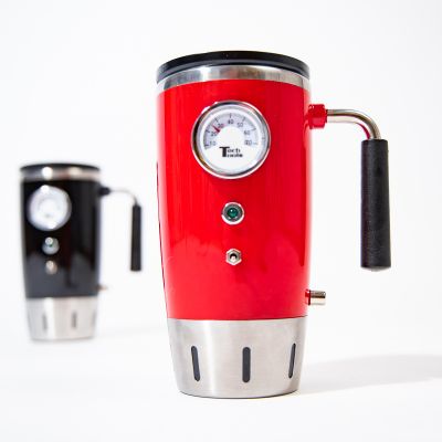 Beheizter Retro Trinkbecher mit Temperaturanzeige Beheizter Retro Trinkbecher mit Temperaturanzeige