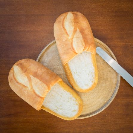 Weißbrot Hausschuhe