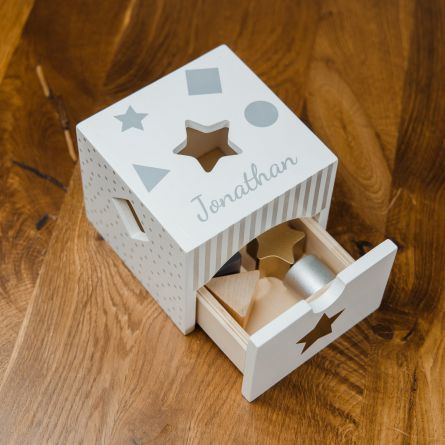 Sortierbox mit Text