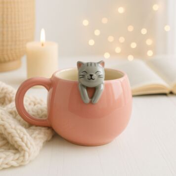 Die Tasse mit der Katze