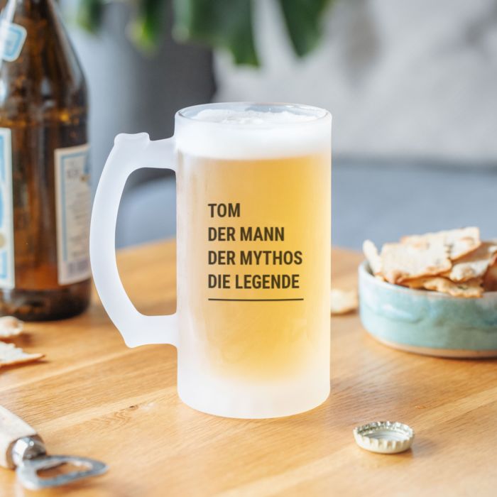 Geburtstagsgeschenk zum 30. Personalisierbarer Bierkrug