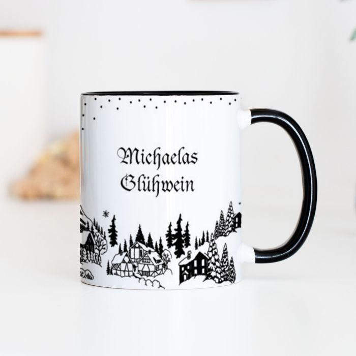 Personalisierbare Glühwein-Tasse mit Namen