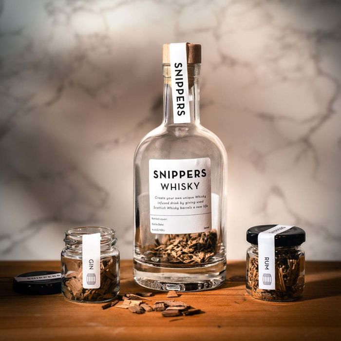  DIY Whisky-, Rum- und Gingeschenkset
