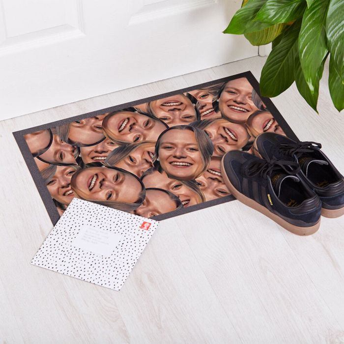 Fotogeschenke Fußmatte mit Multi-Gesicht