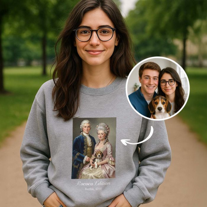 Personalisierbarer Gemälde Pullover