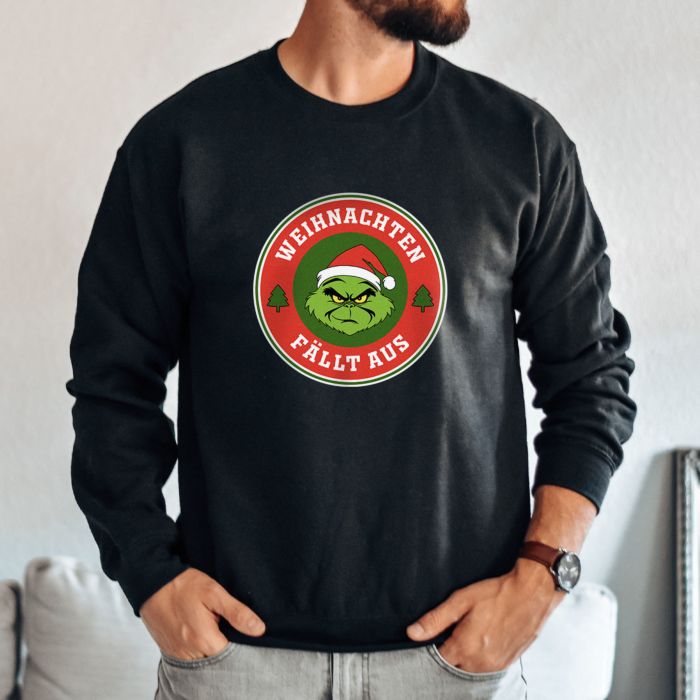 Personalisierbarer Grinch Pullover