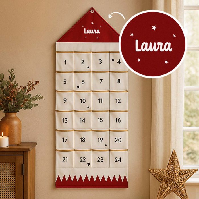 Personalisierbarer Adventskalender mit Name