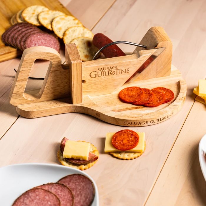 Weihnachtsgeschenke für Eltern Wurst Guillotine