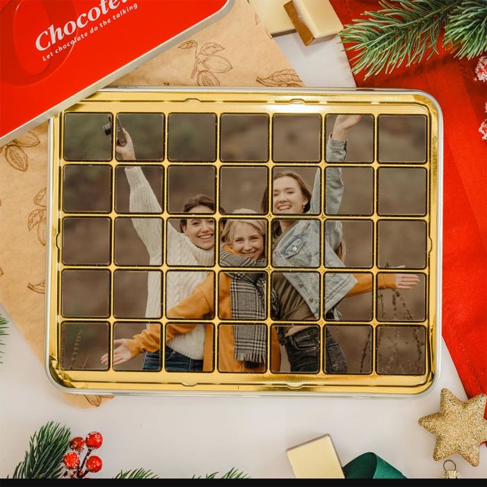 Personalisierte Schokolade mit Foto - 35 Stücke