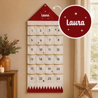 Personalisierbarer Adventskalender mit Name