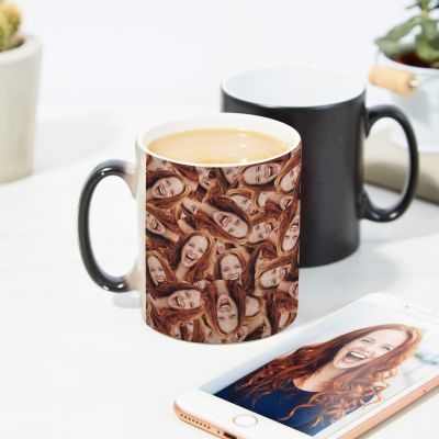 Personalisierbare Tasse mit Gesicht