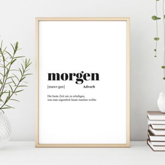 Personalisierbares Poster mit Definition