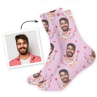 Personalisierbare Socken mit Gesicht und Liebes-Designs