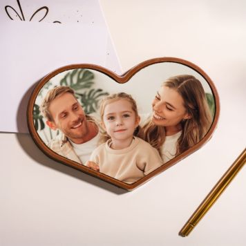 Personalisierte Herz Schokolade mit Foto