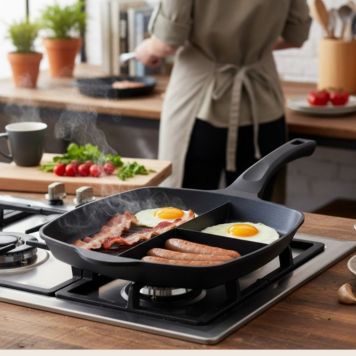 Lazy Man 3 in 1 Bratpfanne