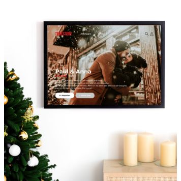 Personalisierbares Poster im Netflix-Style
