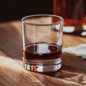 Whisky Glas mit Gravur und Namen