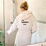 Personalisierbarer Bademantel Prinzessin