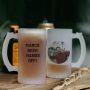 Personalisierbarer Bierkrug mit Foto und Text