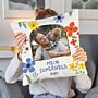 Personalisierbarer Kissenbezug mit Foto und Text 