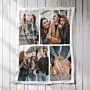 Personalisierbare Decke mit Fotocollage