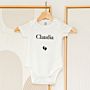 Personalisierbarer Baby Body mit Name und Symbol