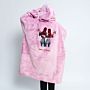 Personalisierbare Hoodie Decken-Illustration zwei Freundinnen
