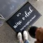 Personalisierbare Fussmatte mit Namen