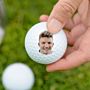Personalisierbare Golfbälle 3er Set mit Gesicht