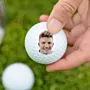 Personalisierbare Golfbälle 3er Set mit Gesicht