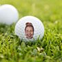 Personalisierbare Golfbälle 3er Set mit Gesicht