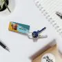 Personalisierbarer Schlüsselanhänger mit Foto und Text