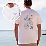 Personalisierbares T-Shirt mit deiner Zeichnung vorne und hinten