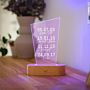 Personalisierbare LED-Lampe Wichtige Daten